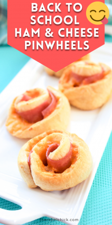 Back to School Kid's Lunch Ham and Cheese Pinwheels Recipe