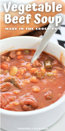 Crock Pot Vegetable Beef Soup Recipe