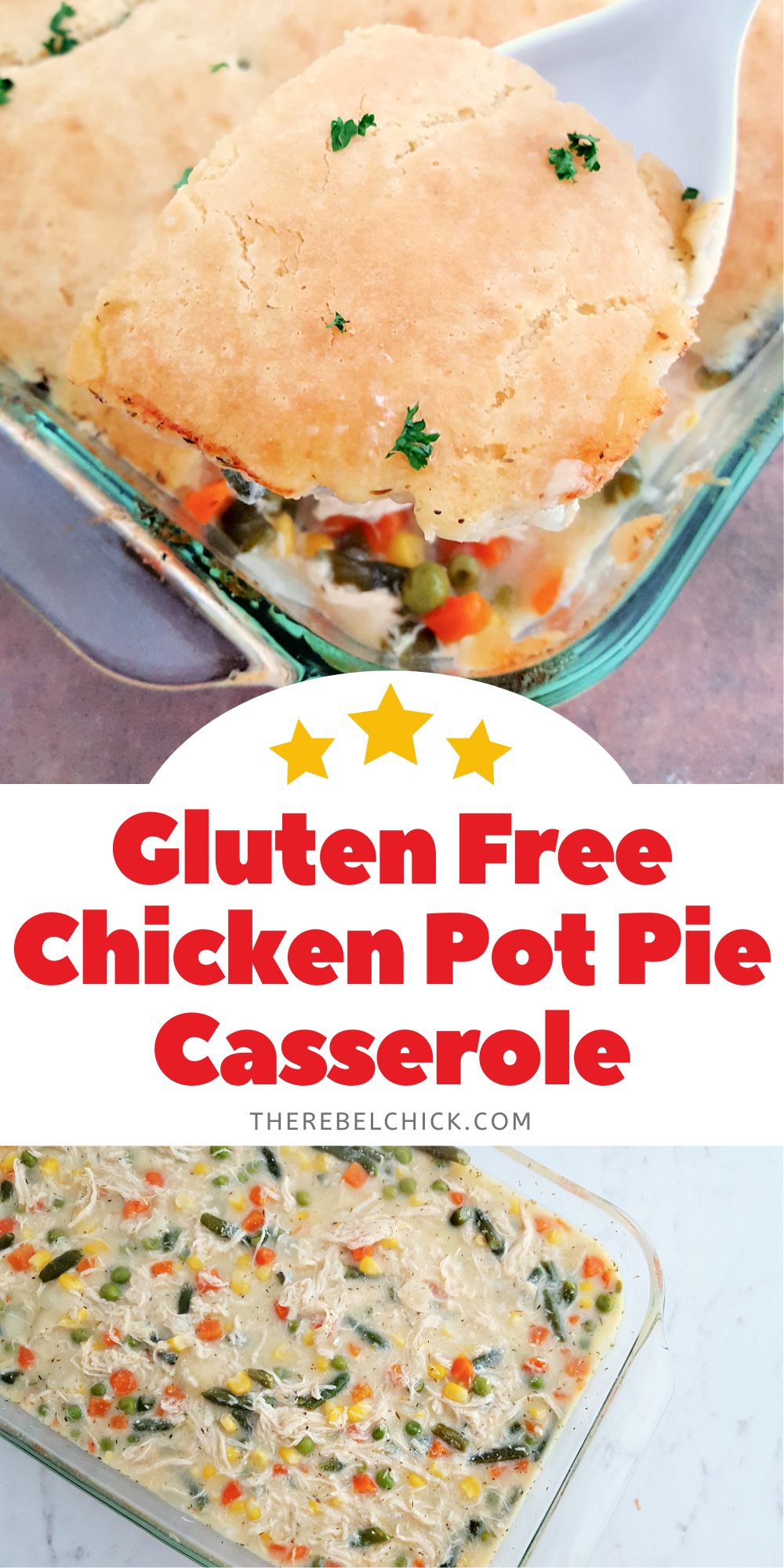 Gluten Free Chicken Pot Pie Casserole Recipe