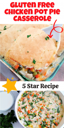 Gluten Free Chicken Pot Pie Casserole Recipe