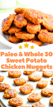 Paleo Whole 30 Sweet Potato Chicken Nuggets