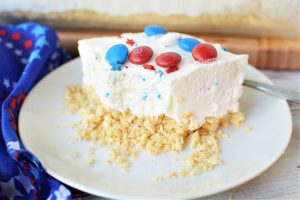 Red White & Blue No Bake Dessert Recipe - The Rebel Chick