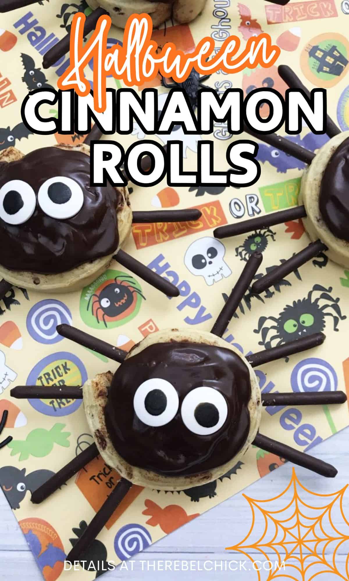 Halloween Cinnamon Rolls