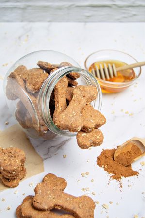 Homemade Cinnamon Oatmeal Dog Treats Recipe