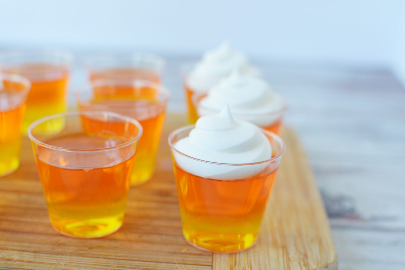 Halloween Candy Corn Jello Shots Recipe - The Rebel Chick