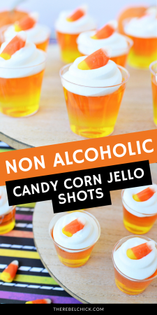 Non Alcoholic Halloween Candy Corn Jello Shots
