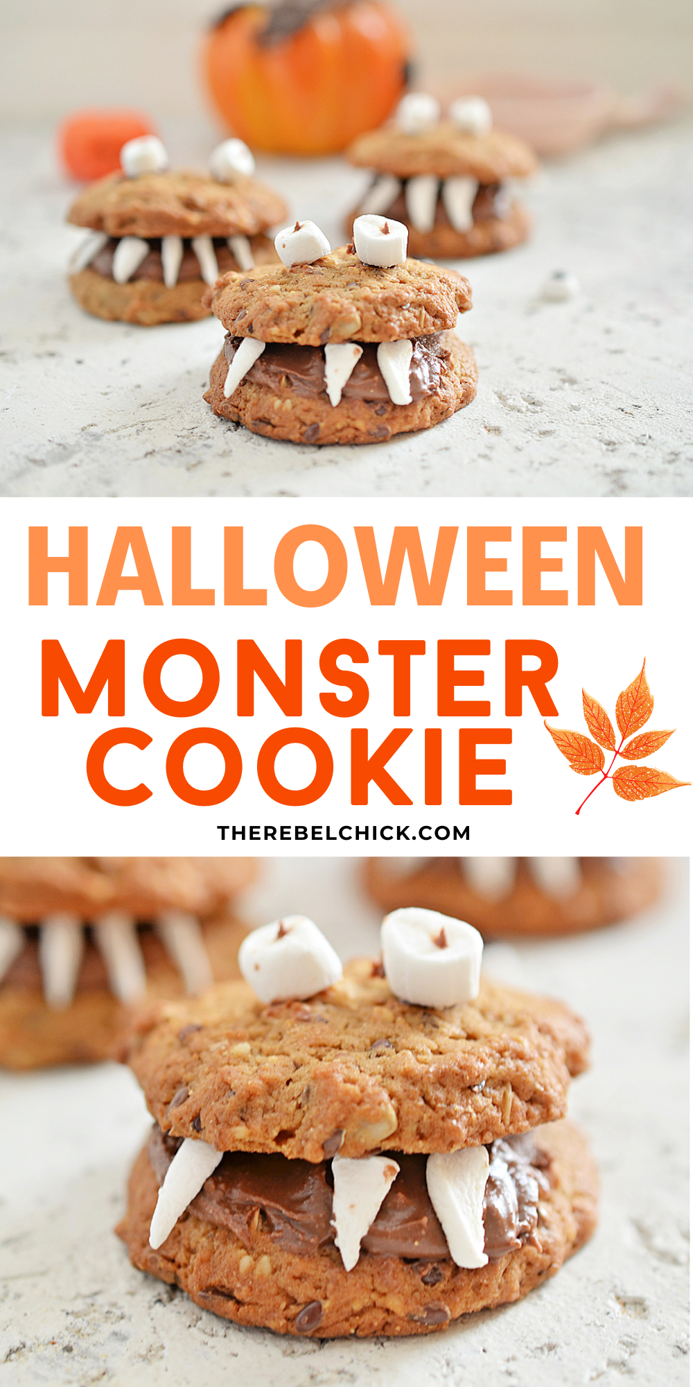 Halloween monster cookie