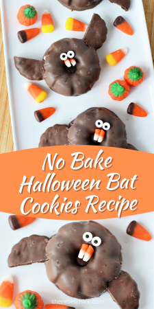 No Bake Halloween Bat Cookies Recipe