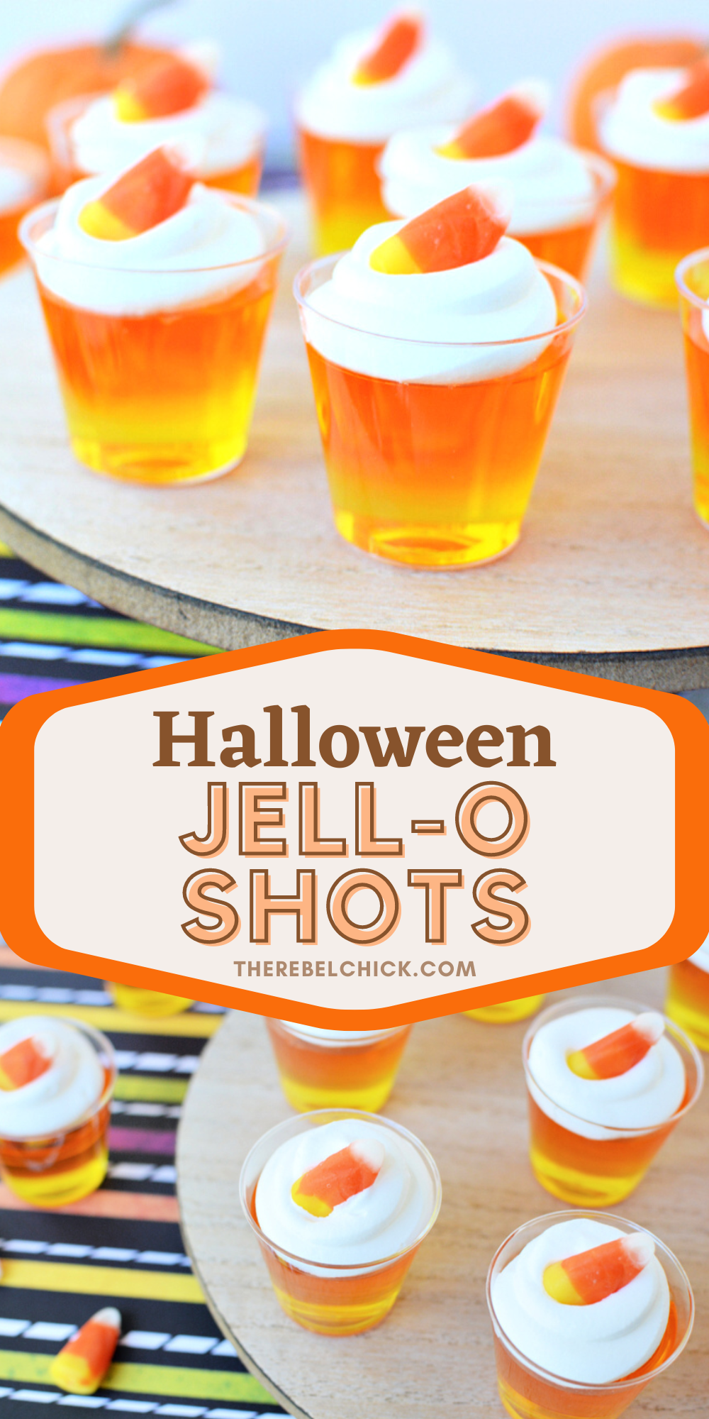 Halloween Candy Corn Jello Shots Recipe 