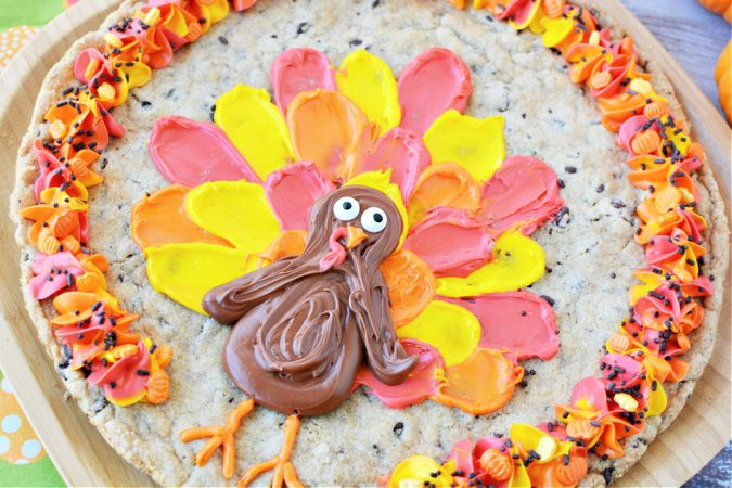 Thanksgiving Giant Cookie Cake Recipe