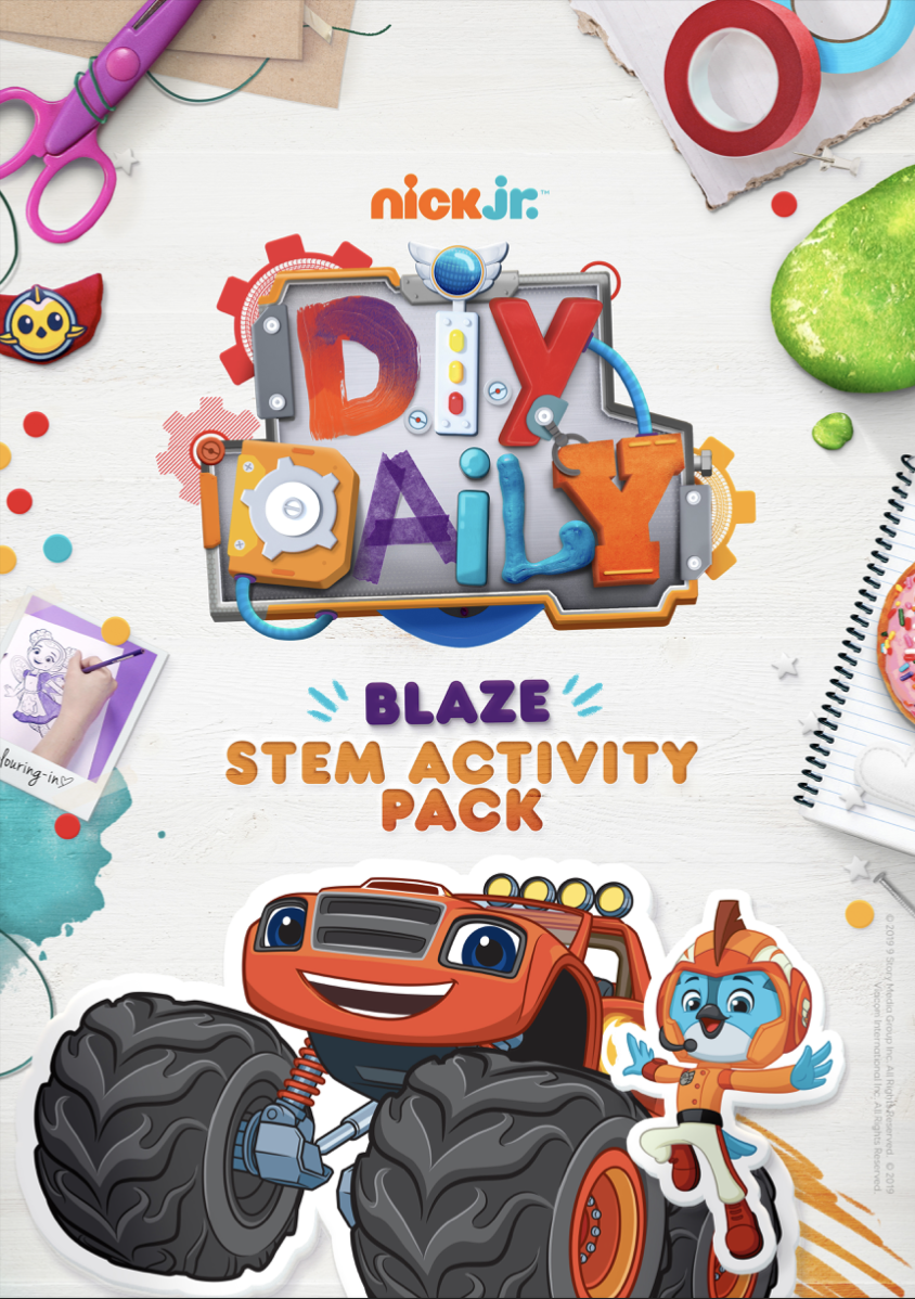 Free Printable STEM Activity Pack inspired by Blaze And The Monster Machines: Big Rig To The Rescue!