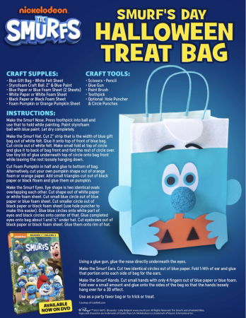 Halloween Treat Bag inspired by The Smurfs: Season 1, Volume 2