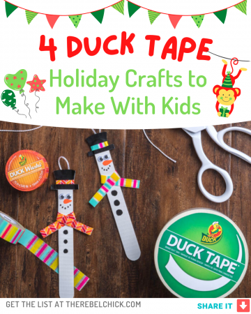 4 Duck Tape Holiday Crafts to Make With Kids