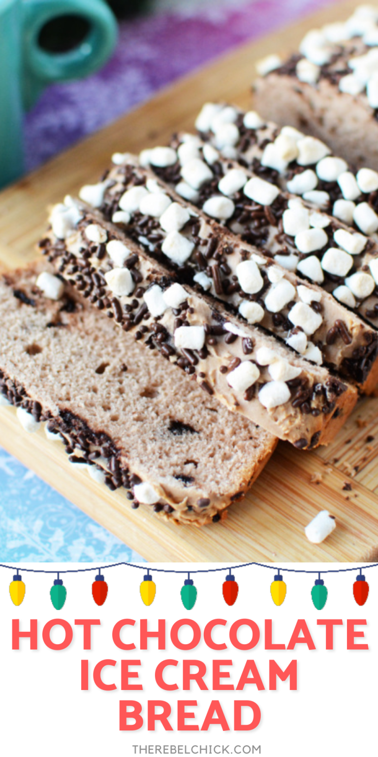Hot Chocolate Ice Cream Bread Recipe The Rebel Chick