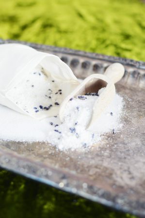 Homemade DIY Lavender Salt Soak Recipe