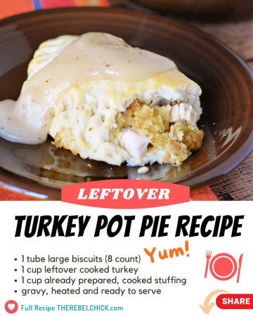 Leftover Turkey Pot Pie Recipe