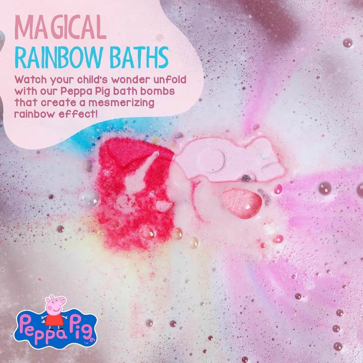 Peppa Pig Bath Bombs for Kids