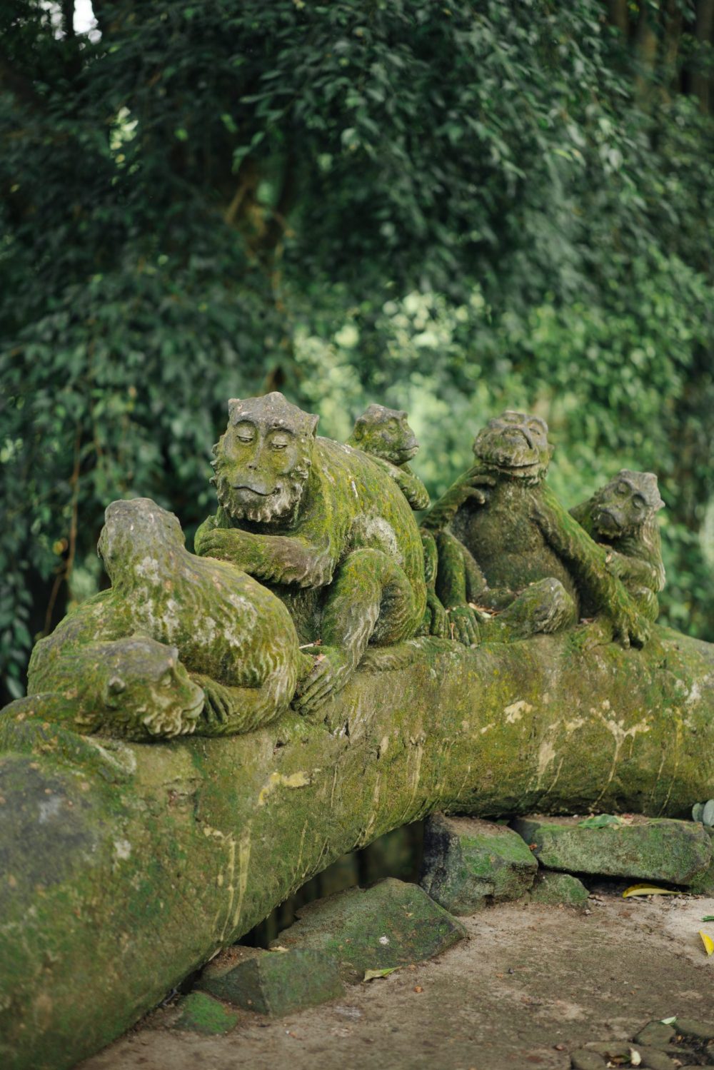 monkey stone carving