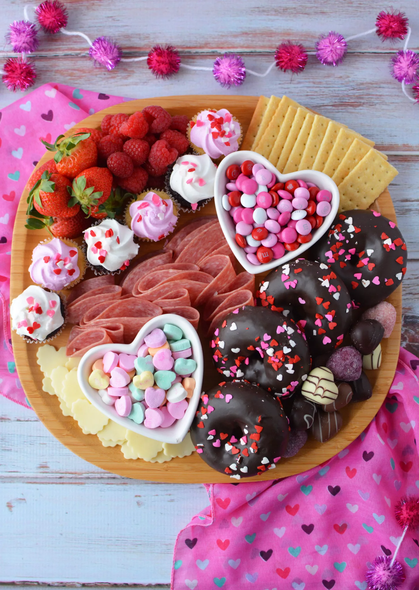 Galentines Charcuterie Board: Valentine's Day Charcuterie Board