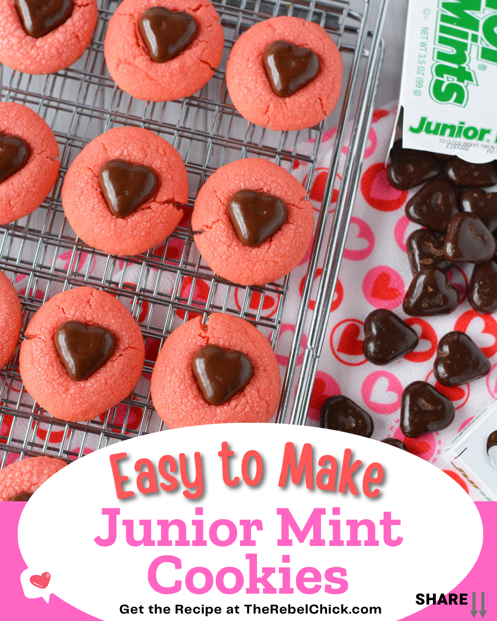 Junior Mint Cookies Recipe The Rebel Chick