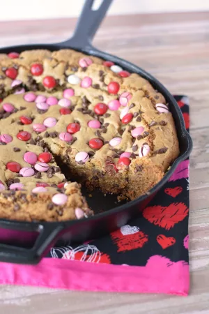 Valentine's Day Cookie Skillet Recipe