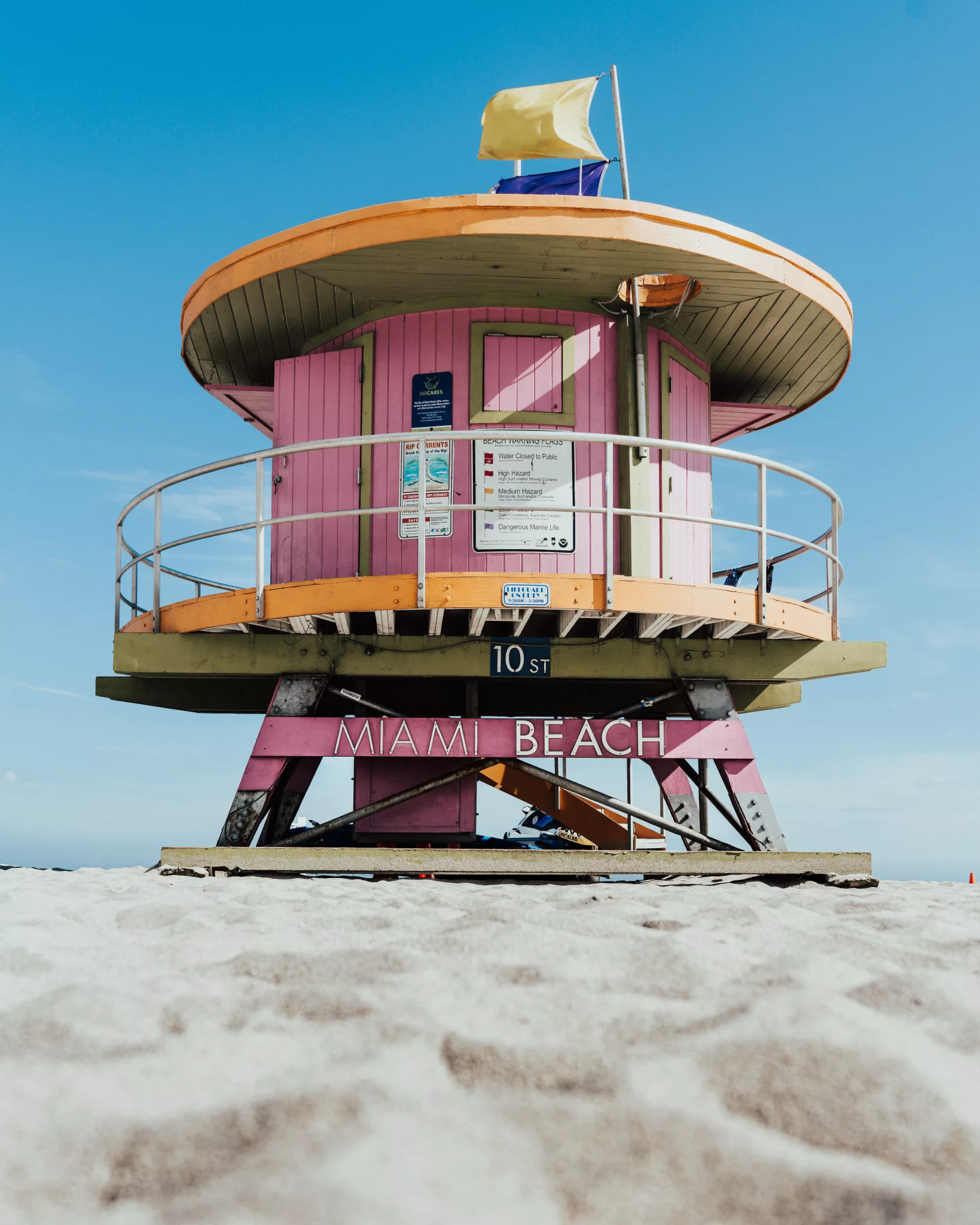 lifeguard stand in Miami Beach