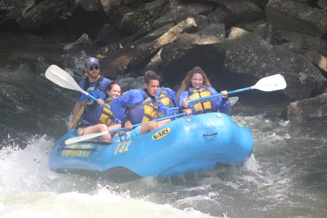 white water rafting in Tennessee