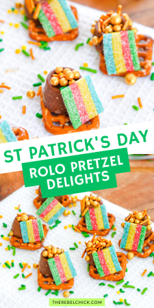 Rolo Pretzel Delights Recipe for Saint Patrick's Day