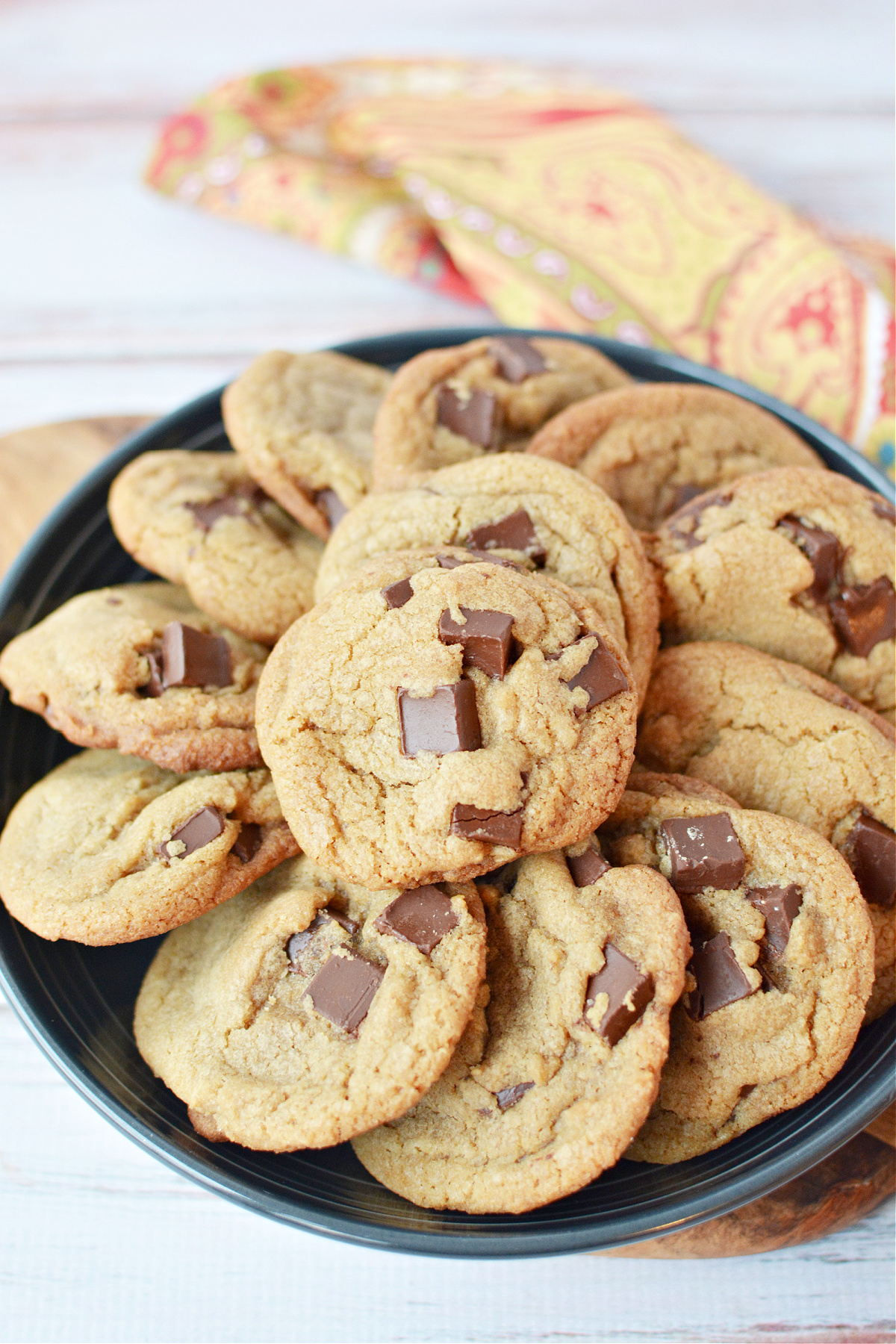 Million Dollar Cookies filled with chocolate chunks
