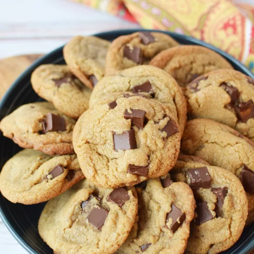 Million Dollar Cookies filled with brown butter and chocolate chunks