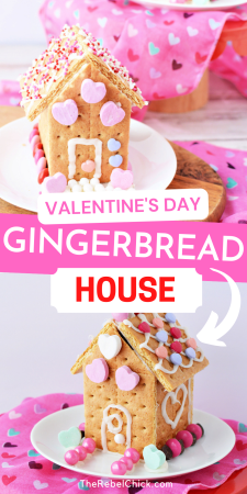 How to Make an Edible Valentine Gingerbread House