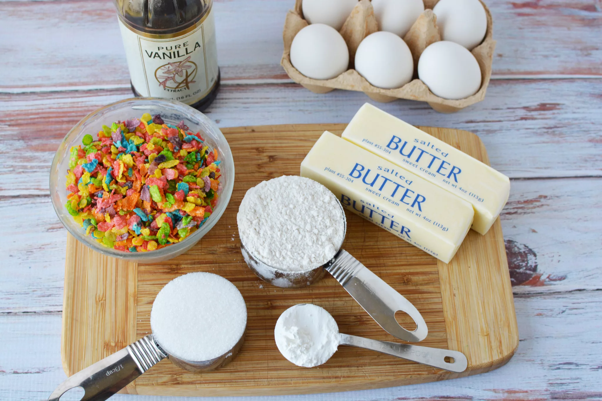 Fruity Pebbles Cookies Ingredients