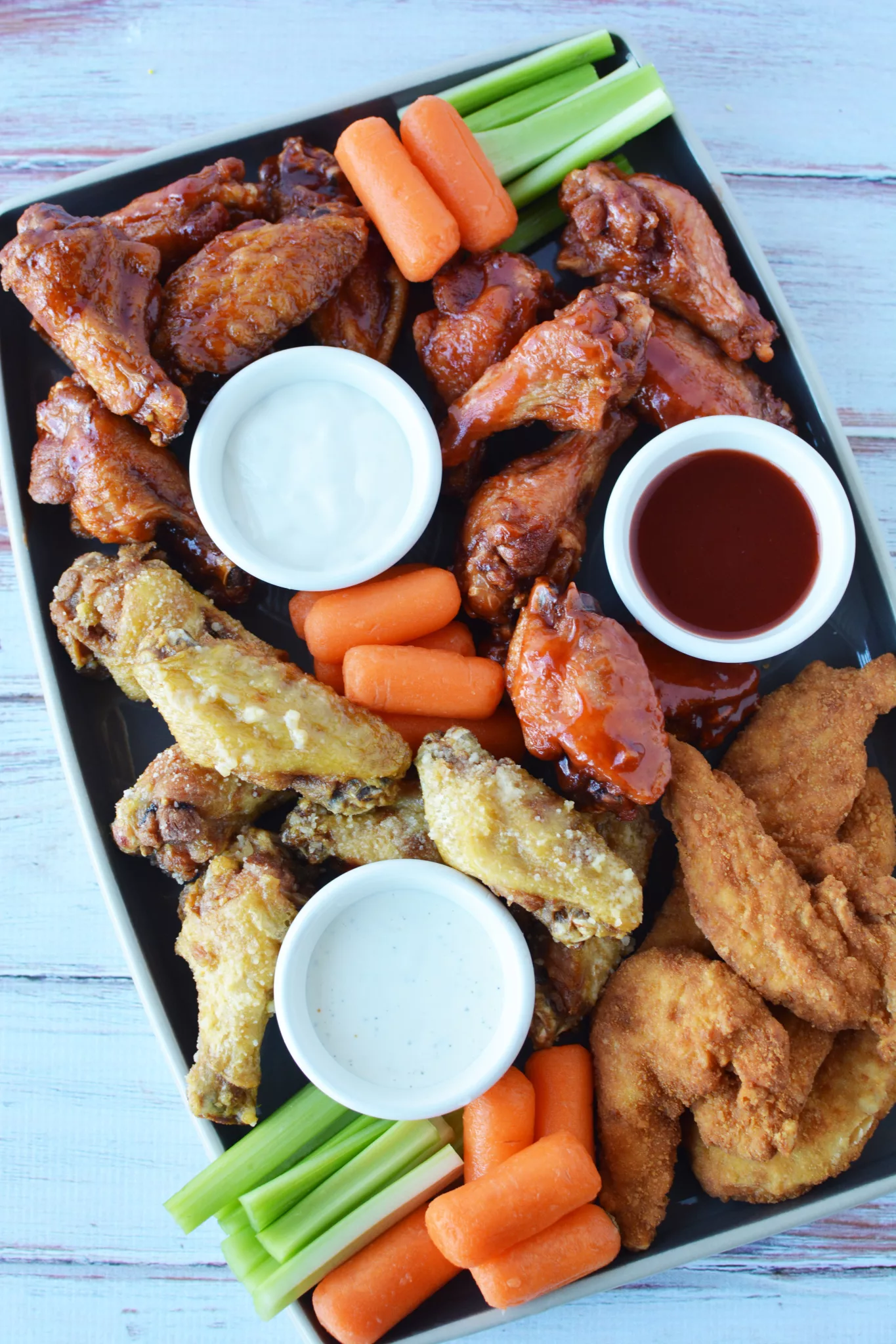 Chicken Wing Charcuterie Board