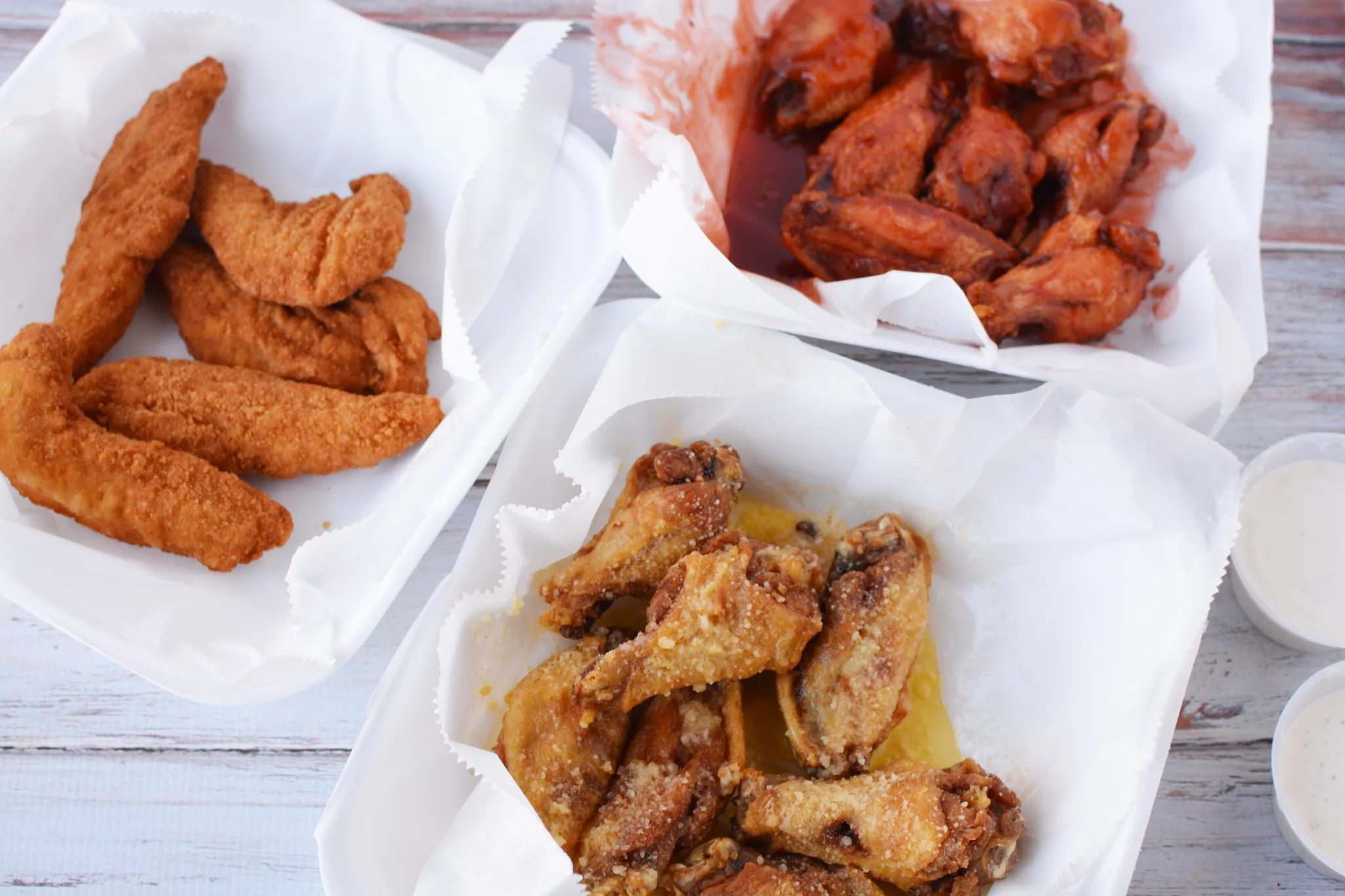 varieties of chicken bone in wings