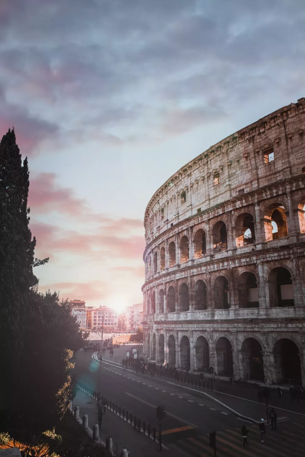 the Colosseum in Rome