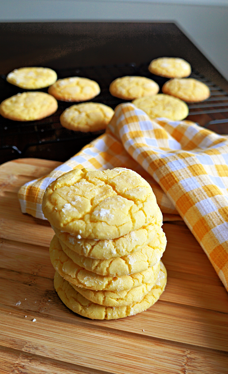 Lemon Cookies From Cake Mix - The Rebel Chick