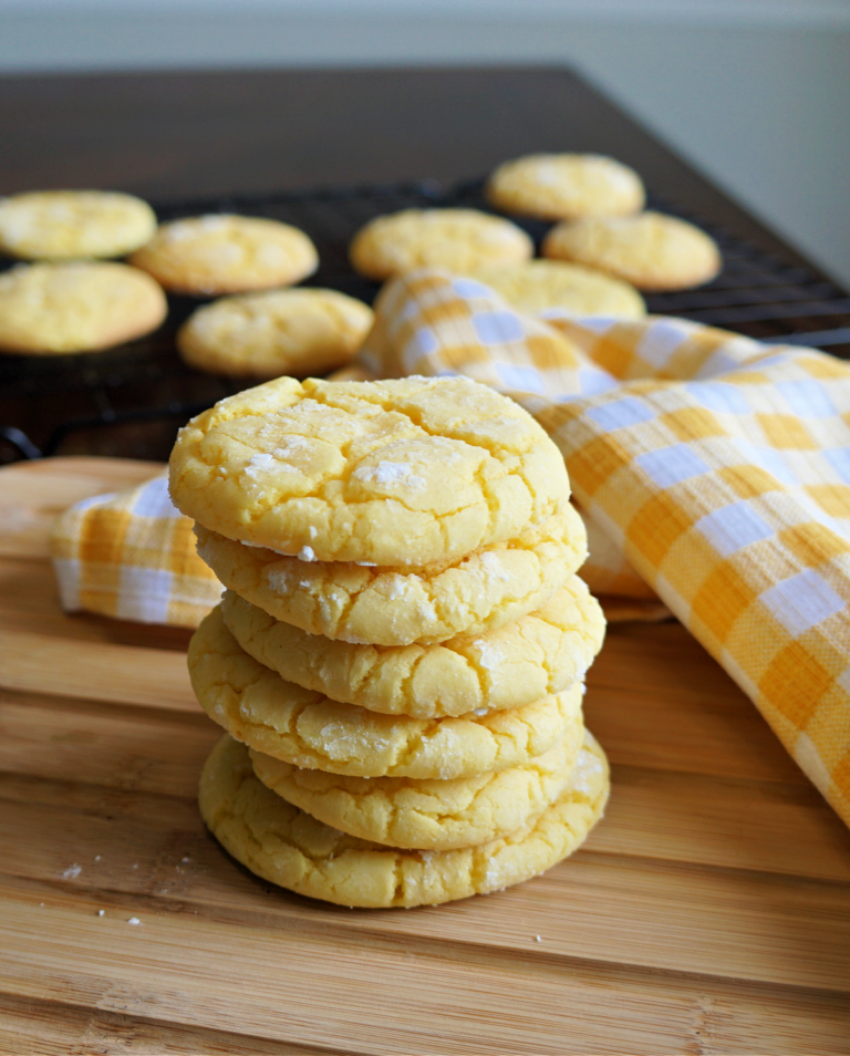 Lemon Cookies From Cake Mix - The Rebel Chick