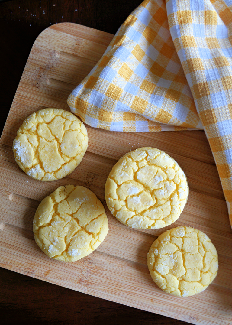 Lemon Cookies From Cake Mix - The Rebel Chick