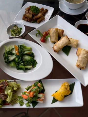 An assortment of Chinese Food delivery from China House