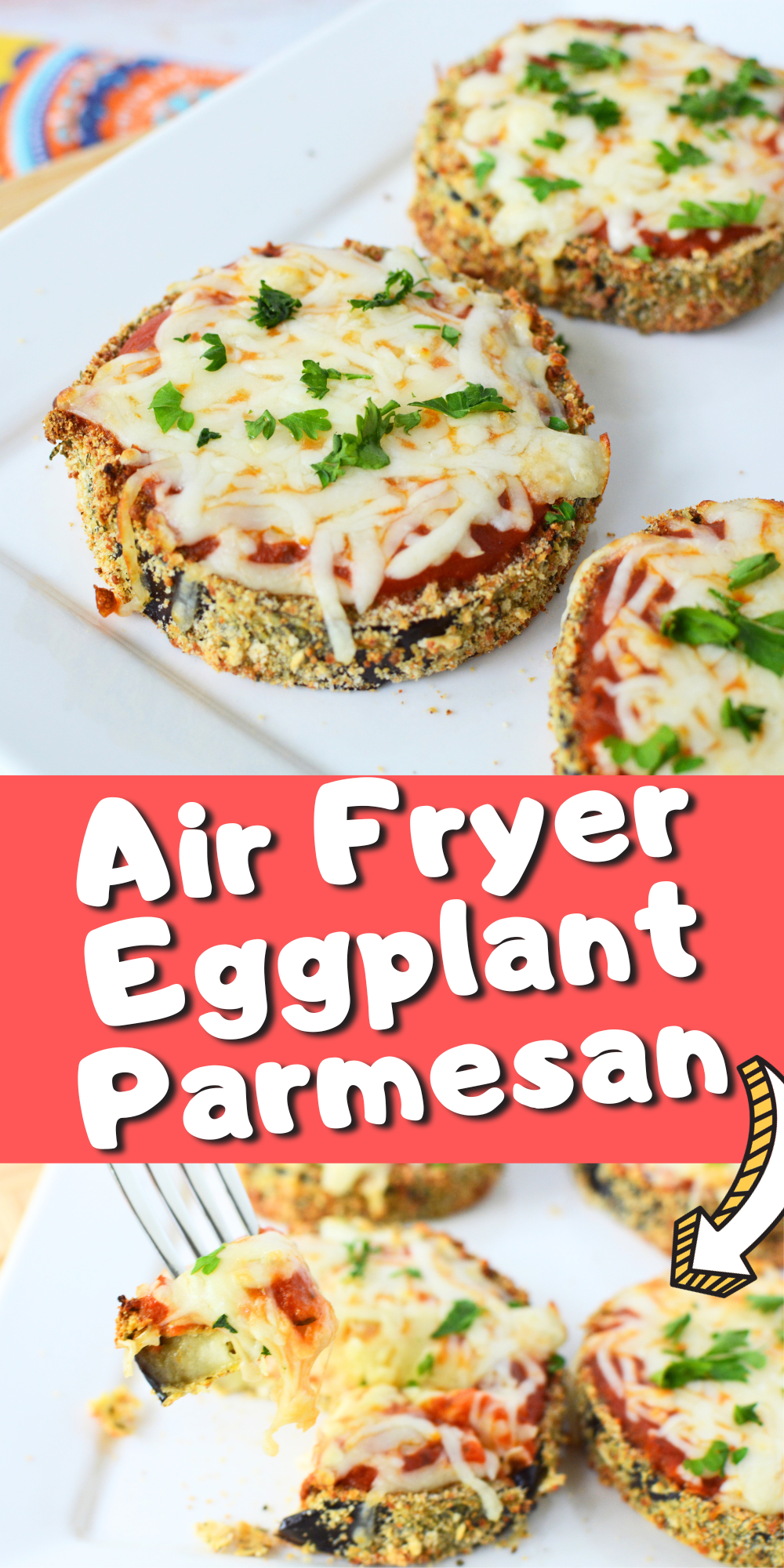 Air Fryer Eggplant Parmesan
