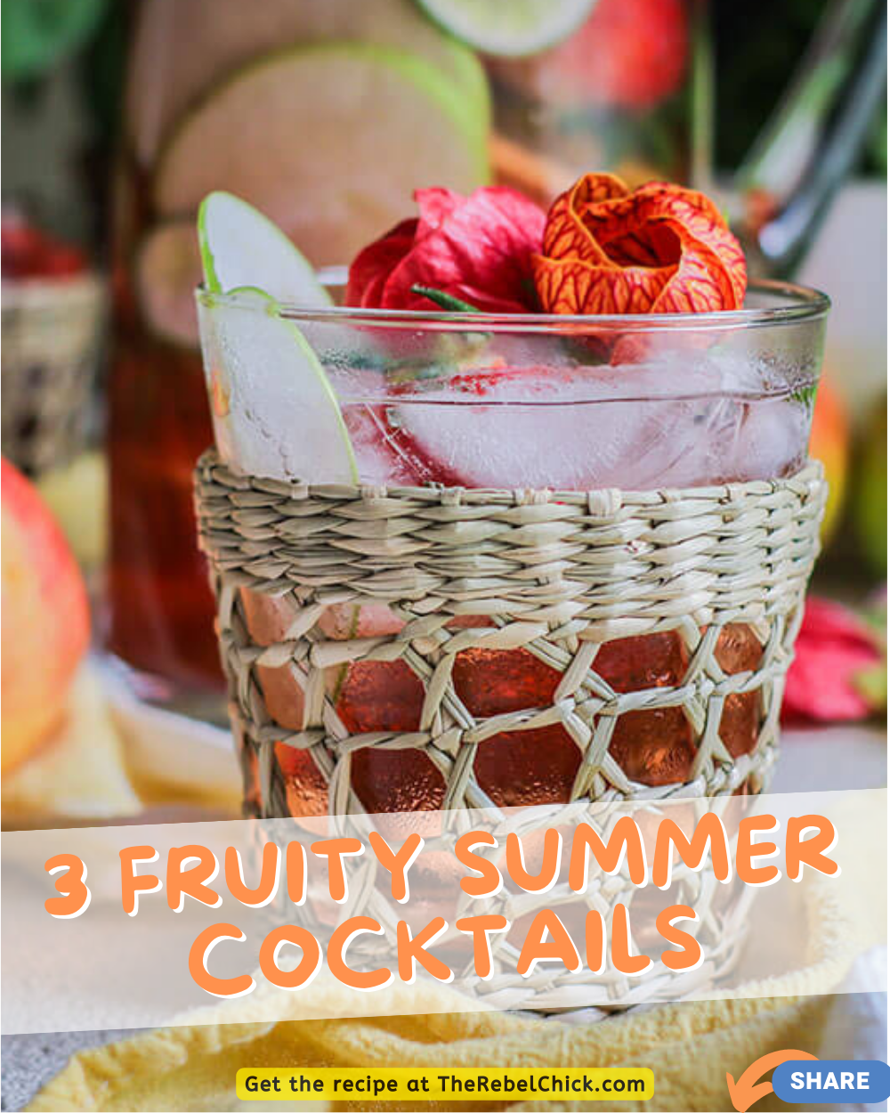 3 Perfectly Fresh Fruity Summer Cocktails