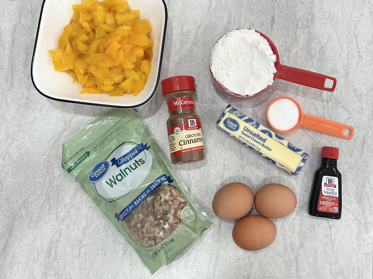 ingredients needed to make Mango Bread Recipe