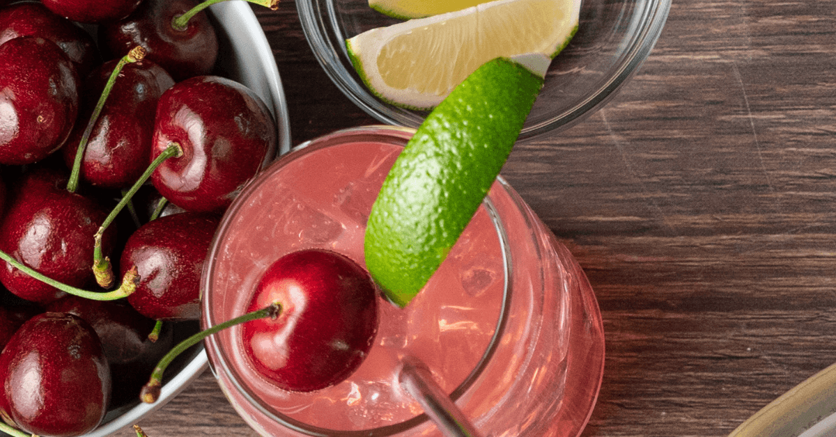 Stemilt Cherry Limeade Cocktail-Mocktail