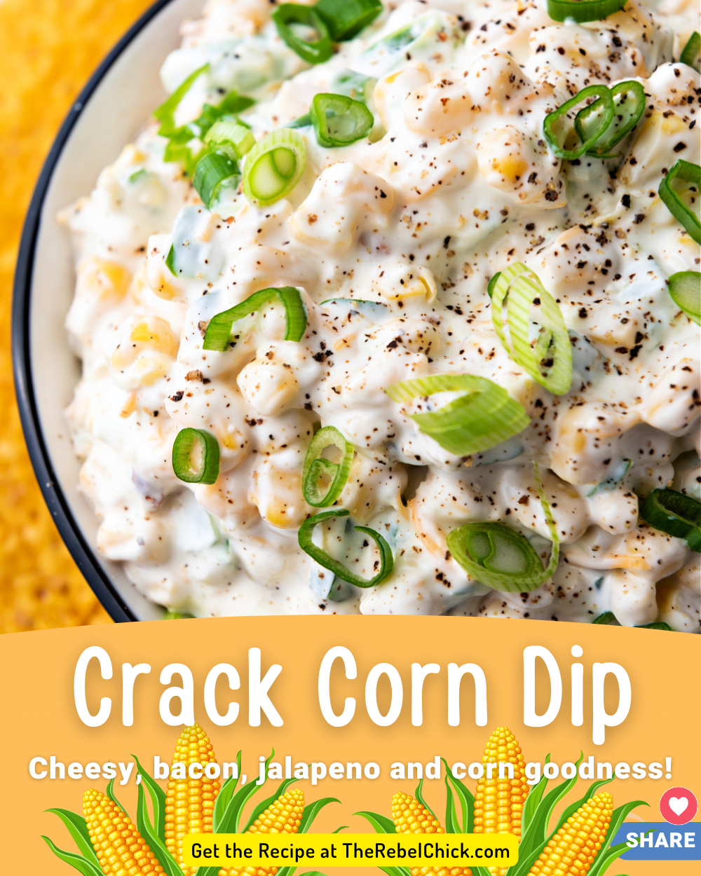 Crockpot Jalapeno Corn Dip (aka Crack Corn Dip) - My Heavenly Recipes