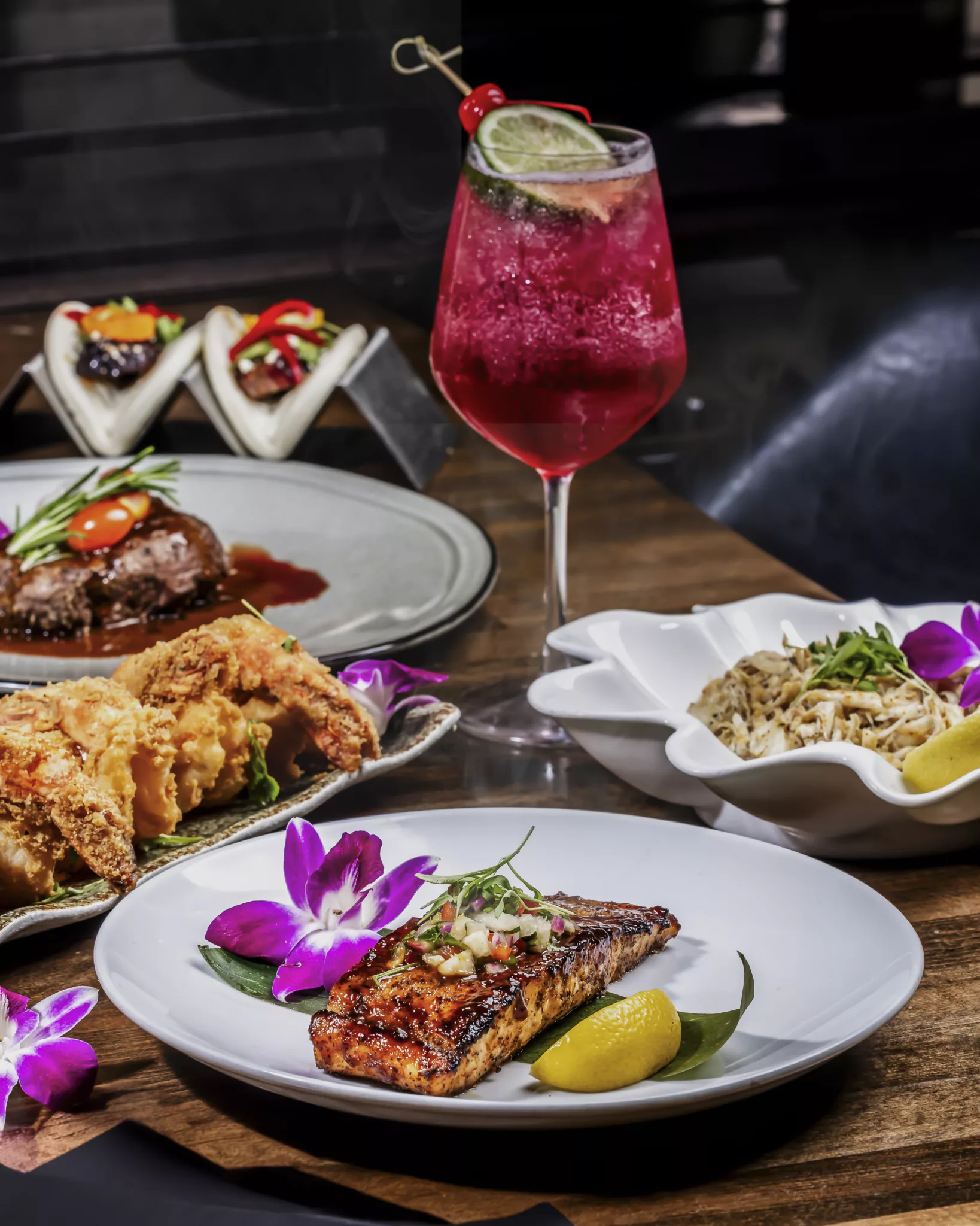 food and cocktails at Playa for Miami SPice 2023