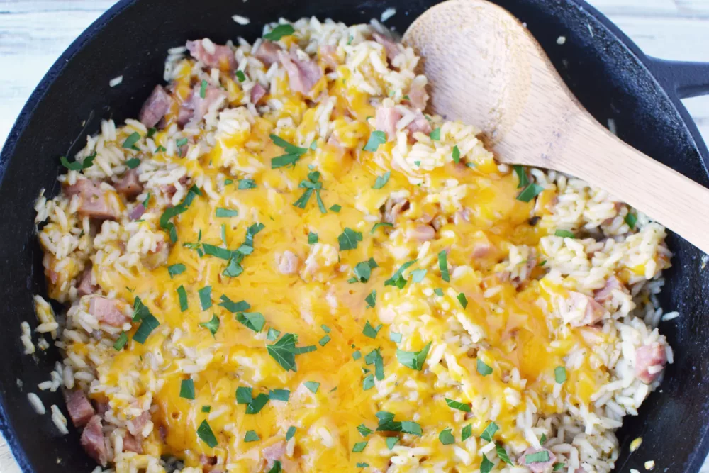 Ham and Rice Skillet