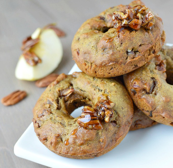 Candied Apple Pecan Donuts Recipe