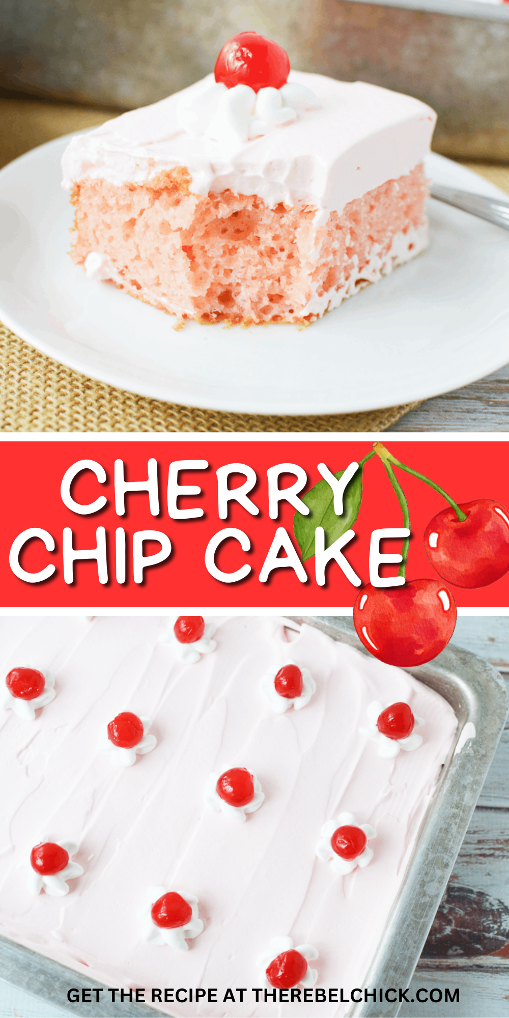 Cherry Chip Cake