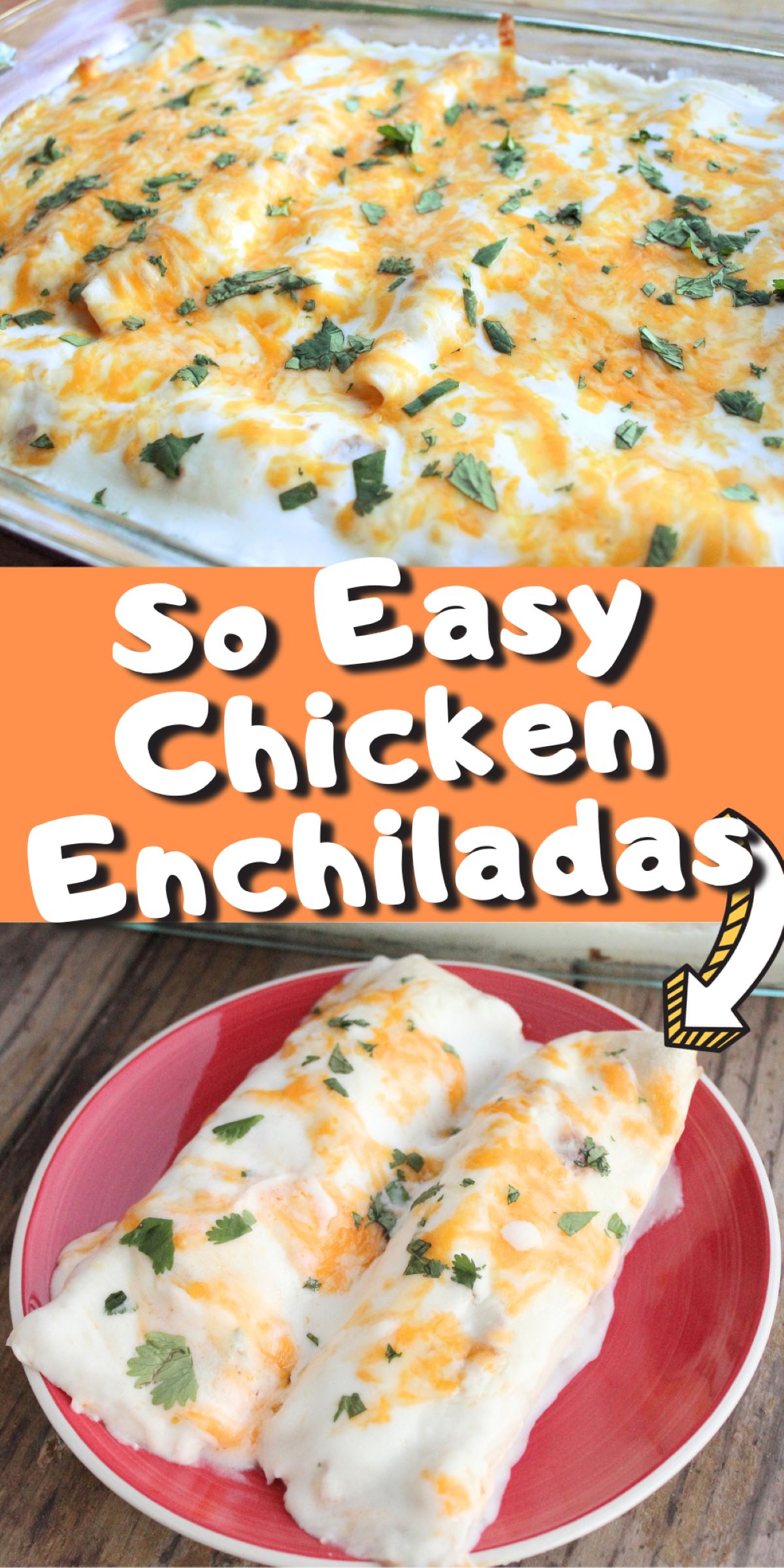 Easy Chicken Enchiladas