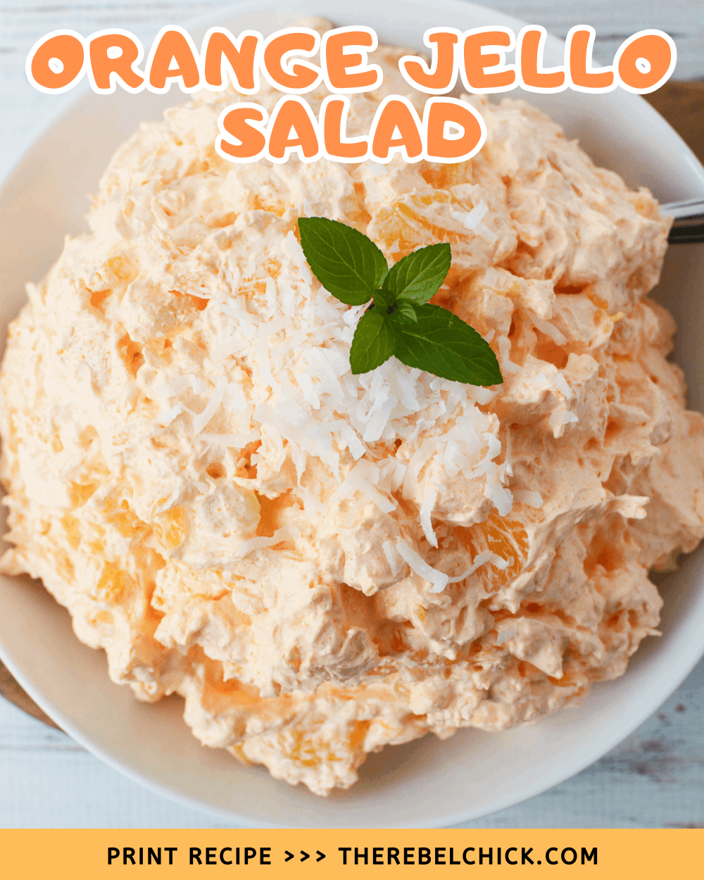 Orange Jello Salad The Rebel Chick